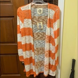 T2D Lucy striped cardigan